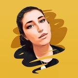The "fatemeh naderi" user's logo