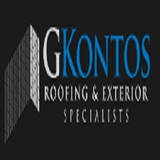 The "GKontos Roofing & Exterior Specialists" user's logo