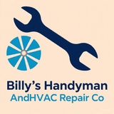 The "Billy's Handyman And HVAC Repair Co" user's logo