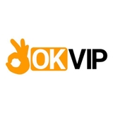 The "OKVIP - hiokvip.com - LIÊN MINH CÁC THƯƠNG HIỆU GIẢI TRÍ HÀNG ĐẦU CHÂU Á" user's logo
