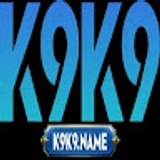 The "K9k9 name" user's logo