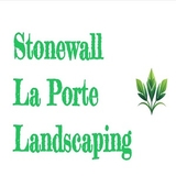 The "Stonewall La Porte Landscaping" user's logo