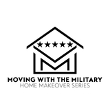 The "movingwiththemilitary" user's logo