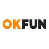 The "OKFUN | THIÊN ĐƯỜNG CÁ CƯỢC OKFUN.COM TẶNG 88K" user's logo