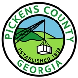The "pickenscountyga" user's logo