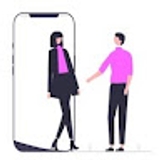 The "Pink Video Call" user's logo