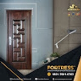 Pintu Baja Motif Kayu FORTRESS Jayapura