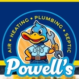 The "Powell's Plumbing And Air" user's logo