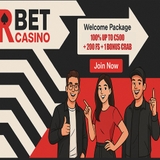 The "RBet Casino" user's logo