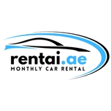 The "Rentai Monthly Car Rental JVC Dubai" user's logo