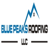 The "Blue Peaks Roofing" user's logo