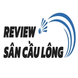 The "Review Sân Cầu Lông" user's logo