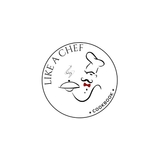 The "Like A Chef Cookbooks" user's logo