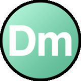 The "thedmlab" user's logo
