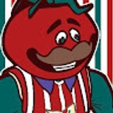 The "トマト教公式" user's logo