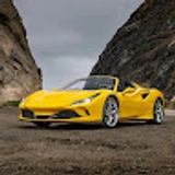 The "Ferrari Rental Dubai" user's logo