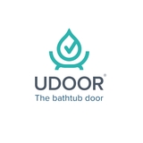 The "UDOOR bathtub door" user's logo