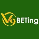 The "v9betingclick" user's logo