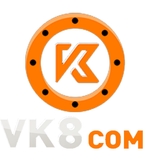 The "vk8casino" user's logo