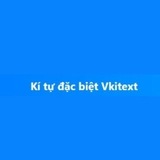 The "Kí tự đặc biệt Vkitext" user's logo