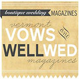 The "Vermont Vows and WellWed Magazines " user's logo