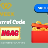 The "Weex Referral Code" user's logo