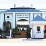 The "world way international  school" user's logo